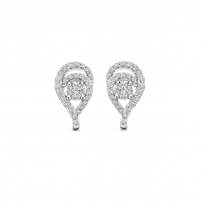 Boucles d'oreilles en argent avec en complment
