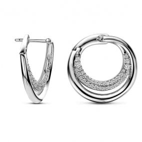 Boucles d'oreilles en argent et Oxydes - en complément