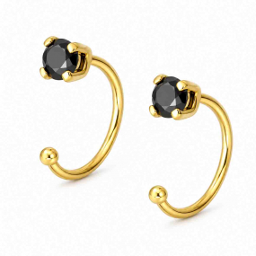 Boucles d'oreilles  Or et spinelles