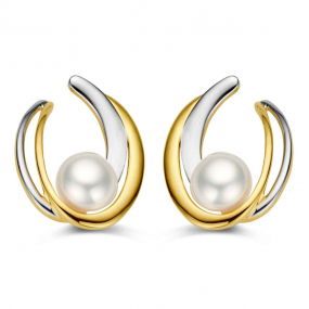 Boucles d'Oreilles Pendantes Perles