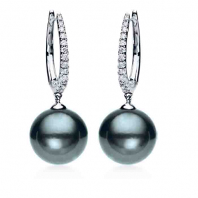 Boucles d'oreilles Perle de tahiti