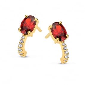 Boucles d'oreilles plaqu or jaune similaire
