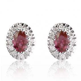 Boucles d'oreilles rubis similaire