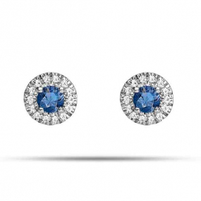 Boucles d'oreilles Saphir 