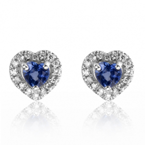 Boucles d'oreilles saphirs similaire