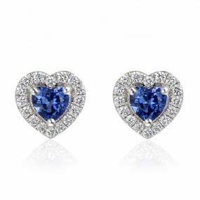 Boucles d'oreilles saphirs