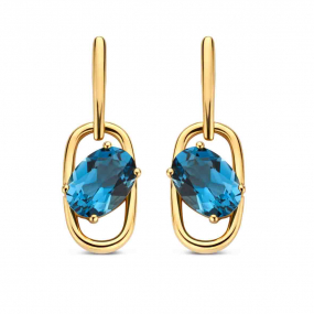 Boucles d'oreilles Topaze Blue London similaire