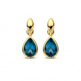Boucles d'Oreilles Topaze London Blue similaire