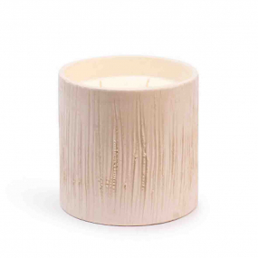 Bougie Parfumée Striée Blanc L similaire