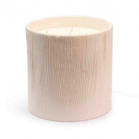 Bougie Parfumée Striée Blanc XL similaire