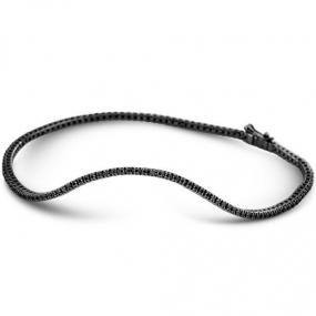 Bracelet diamants noirs 