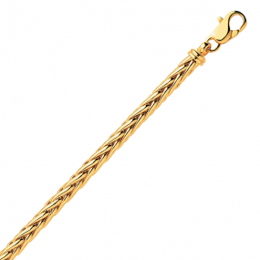 Bracelet en or 9 carats maille Palmier