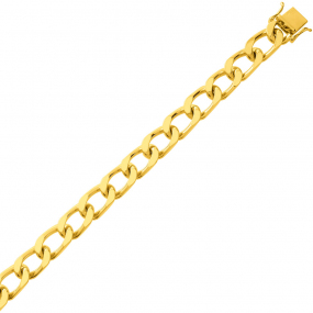 Bracelet en or maille Gourmette 7mm en rduction