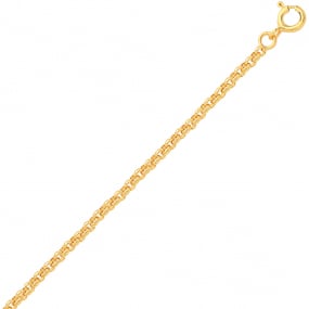 Bracelet en or maille jaseron 1.8mm en complment