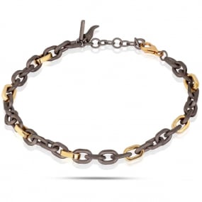 Bracelet Homme Mano J- Titane et Or