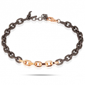 Bracelet Homme Mano J - Titane et Or