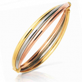 Bracelet jonc 3 ors soud�s similaire