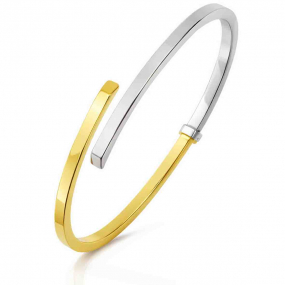 Bracelet jonc bicolore