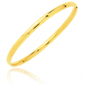 Bracelet jonc ouvrant or jaune en rduction