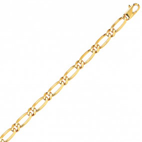 Bracelet maille Alterne ultra-plate 5mm