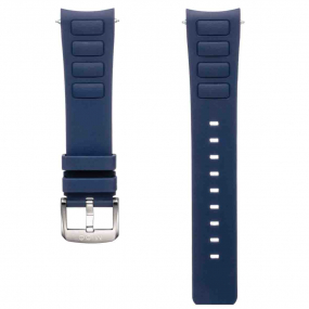 Bracelet Multifort TV Big Date caoutchouc bleu 22mm