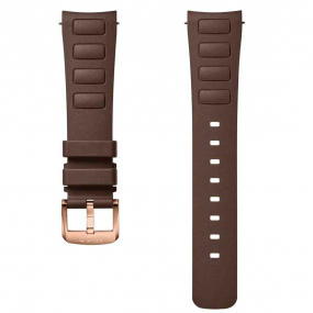  Bracelet Multifort TV Big Date caoutchouc marron 22mm 