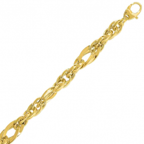 Bracelet or jaune 10mm