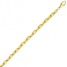 Bracelet or jaune 4 mm