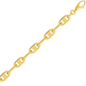 Bracelet or jaune 6.5 mm