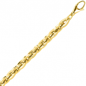 Bracelet or jaune 6.5mm