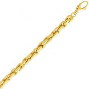 Bracelet or jaune 6.5mm