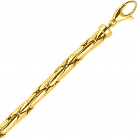 Bracelet or jaune 6mm