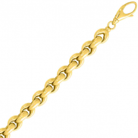 Bracelet or jaune 8mm