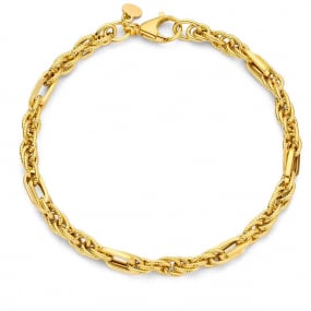 Bracelet or maille fantaise en rduction