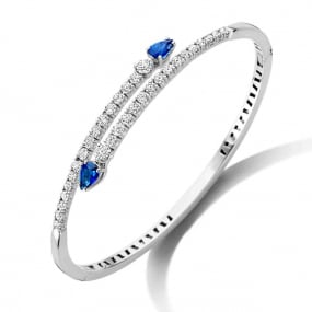Bracelet Saphirs et diamants similaire