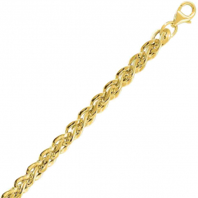 Chaine en or jaune Fantaisie 5mm