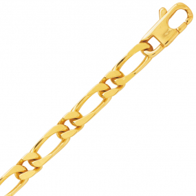 Chaine en or maille Altern�e 5mm en r�duction
