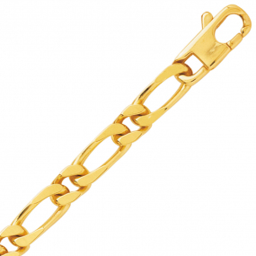 Chaine en or maille Altern�e 6 mm en r�duction
