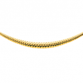 Chaine en or maille Anglaise 5 mm en r�duction