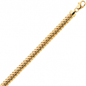 Chaine en or maille Anglaise 5 mm similaire