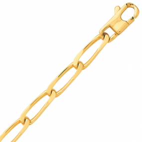 Chaine en or maille Cheval 6mm similaire