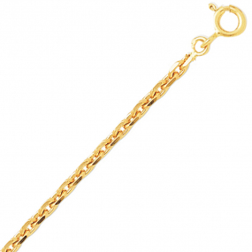 Cha�ne en or maille for�at  similaire