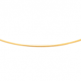 Collier or omga bicolore 1.2 mm
