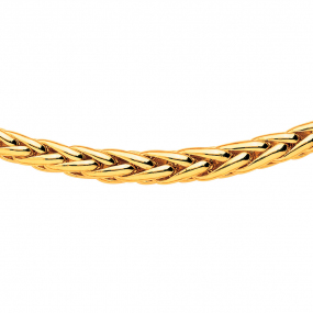Chaine en or maille Palmier 10mm
