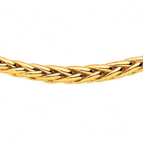 Chaine en or maille Palmier 11mm similaire