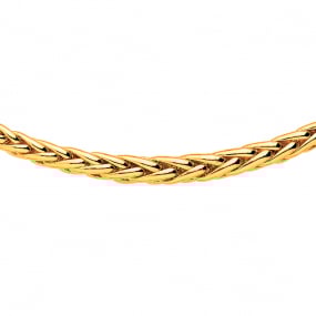 Chaine en or maille Palmier 6mm similaire