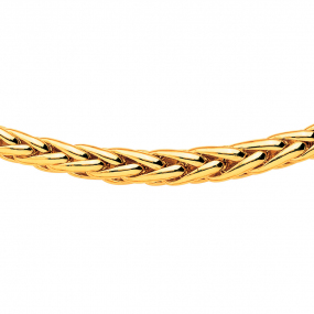 Chaine en or maille Palmier 9mm similaire