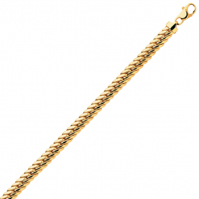 Chaine or maille Anglaise 4.5 mm similaire
