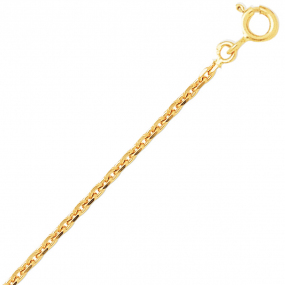 Chane or maille forat 9 carats en rduction