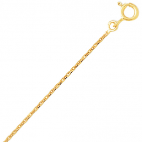 Chane or maille forat 9 carats en rduction